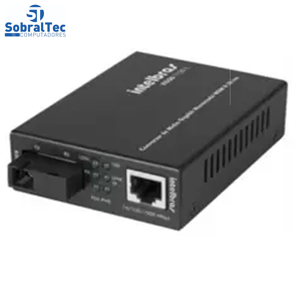 Conversor de Midia Fast Wdm Monomodo 20 km - kfsd 1120 B- Intelbras