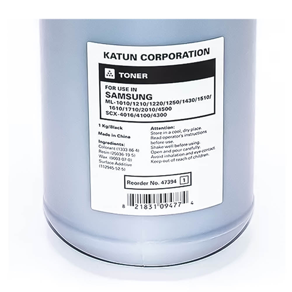 Refil Toner Katun Para Samsung ML 1010/1210/1220/1250/1430/1510/1610/1710/2010/4500 SCX-4016/4100/4300- 1 Kilo