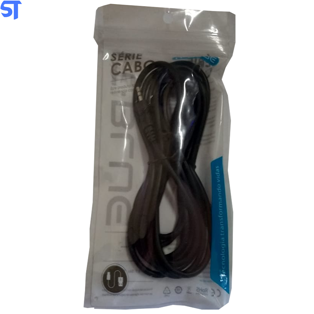 Cabo de Áudio P2 x P10  1.5m IT-Blue