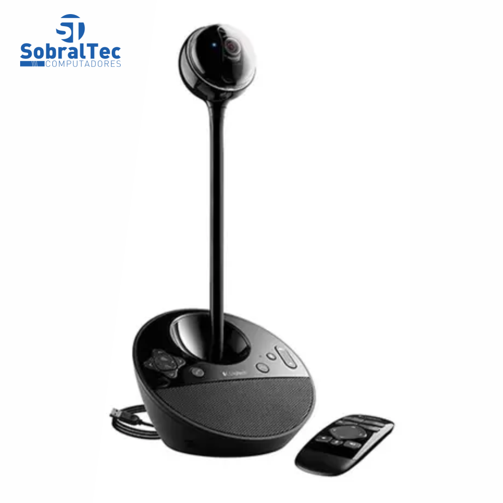 Webcam Logitech Para Videoconferência Full Hd 1080p Usb Bcc950