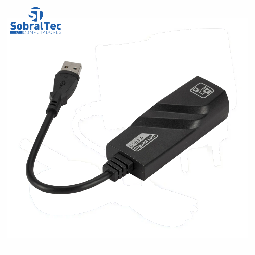 Adaptador Ethernet USB 3.0 Para RJ45 Gigabit 10/100/1000 Lan Placa De Rede Externa A03-2-15