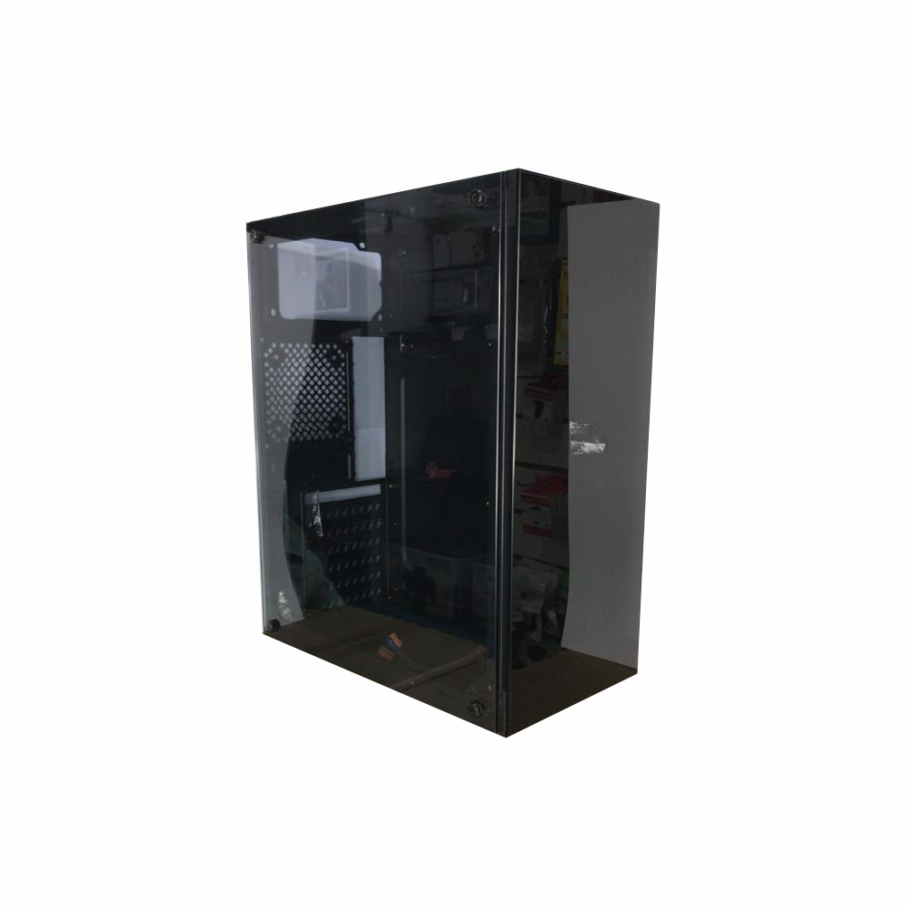 Gabinete Gamer SobralTec Preto Com Lateral e Frontal Em Vidro - GA177  Sem Fonte