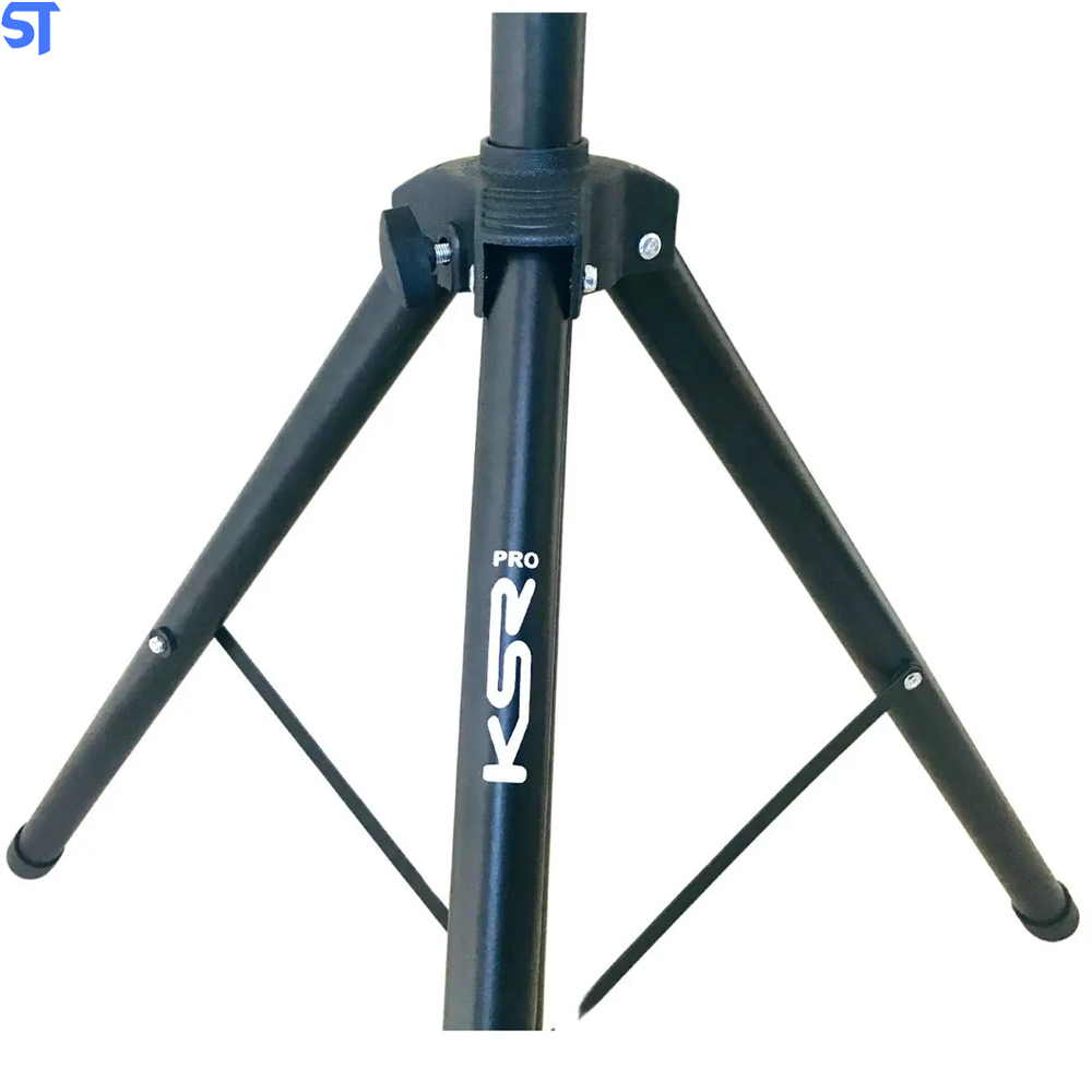 Tripé Para Caixa de Som Ativa Ksr Pro Pedestal suporte com 5 Regulagem SPS-502B (B)