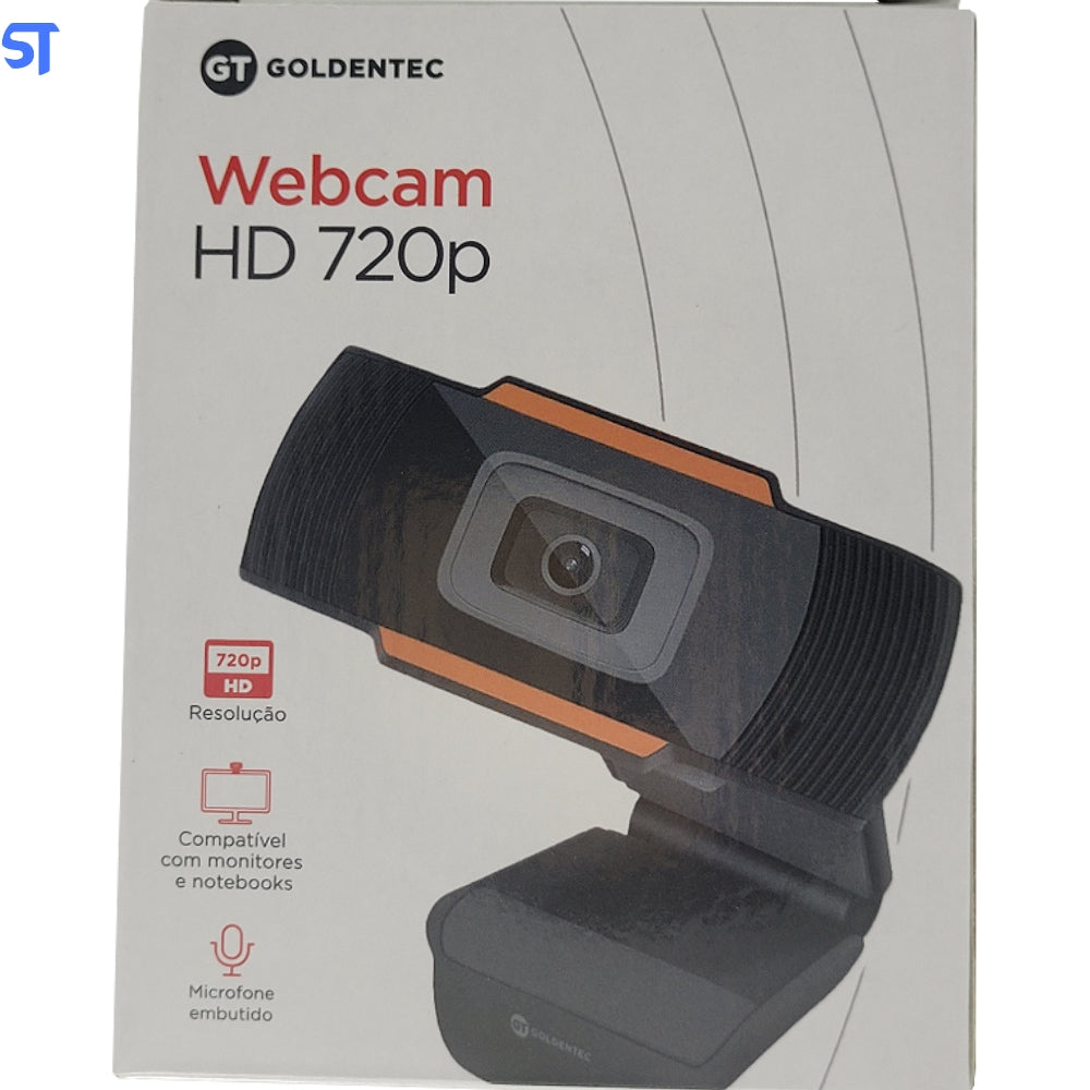 Webcam HD 720p 30fps Com Microfone Integrado | GT