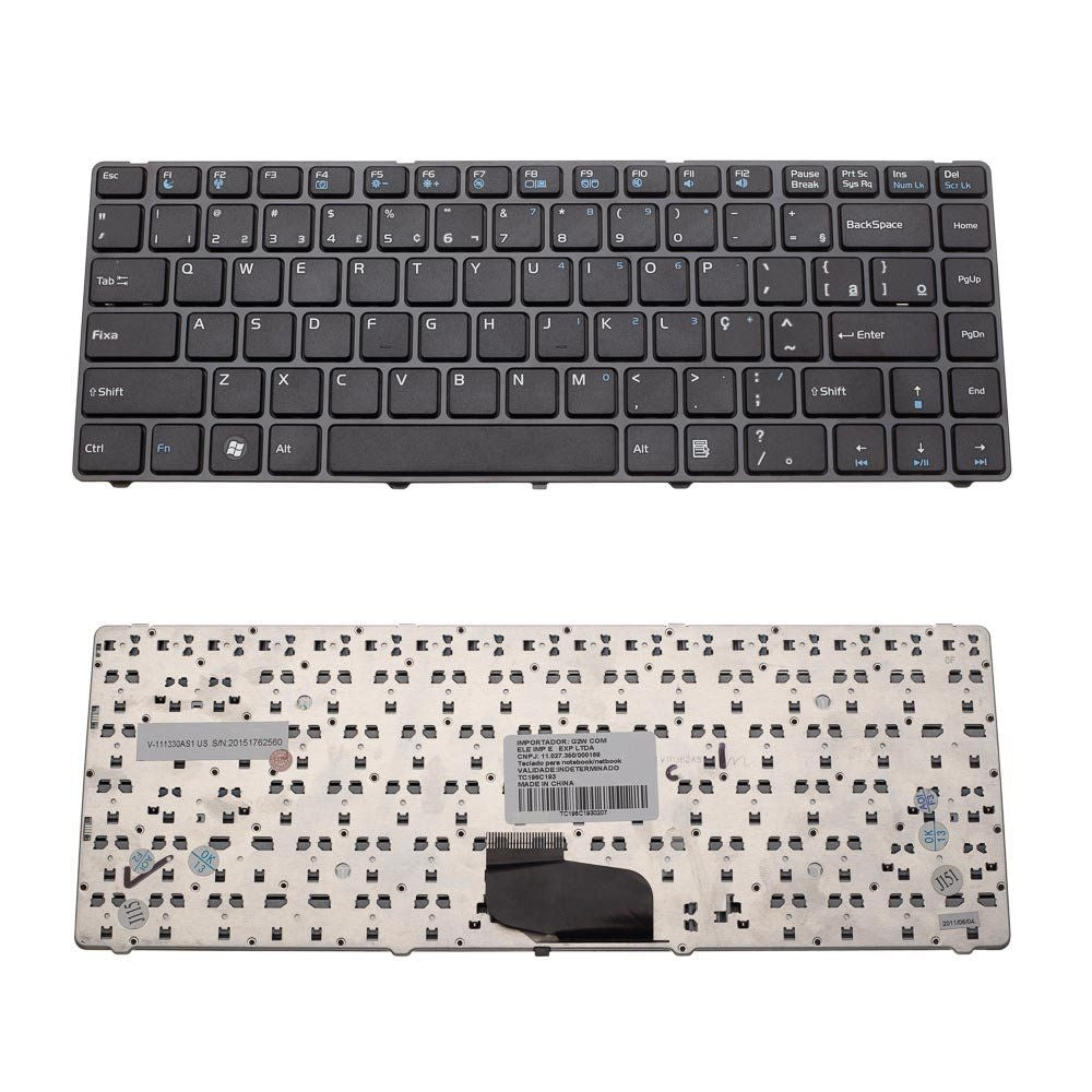 Teclado Notebook Compativel Com Sti Is1442 - Br - Frame - Small Enter