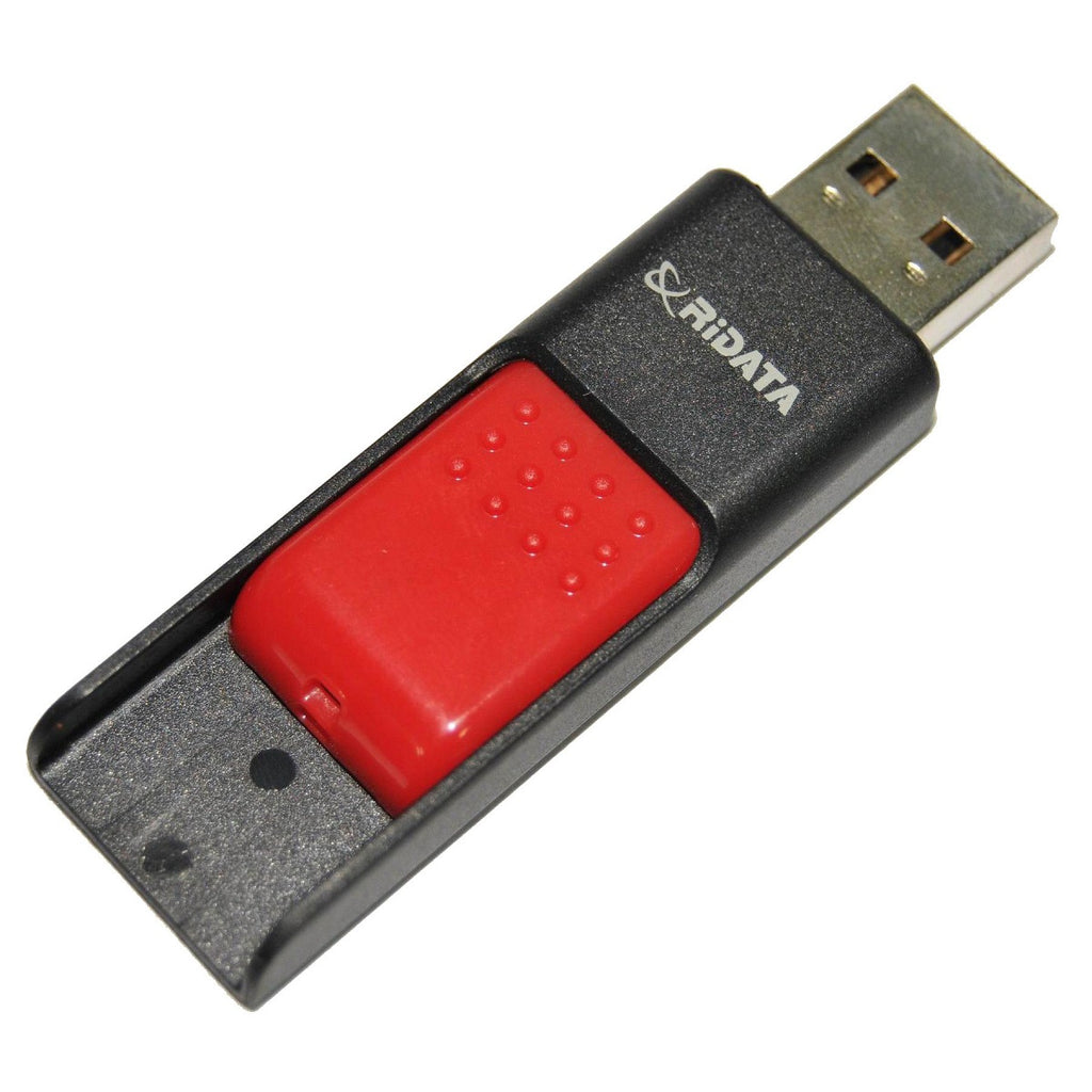 Pendrive Ridata EZdrive Cube 64GB USB 2.0 - Preto/Vermelho