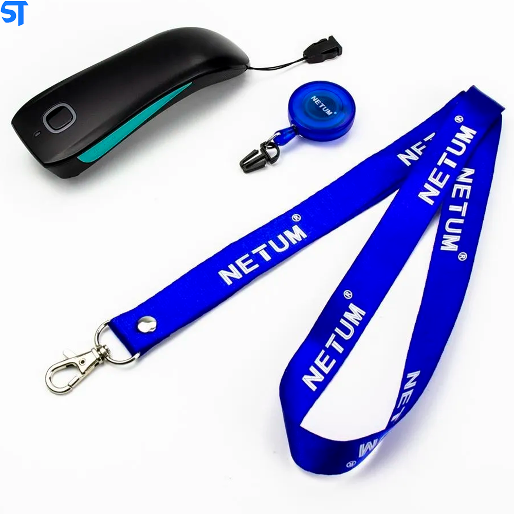 Leitor Código De Barras Bluetooth E USB NETUM C830 Preto Com Azul