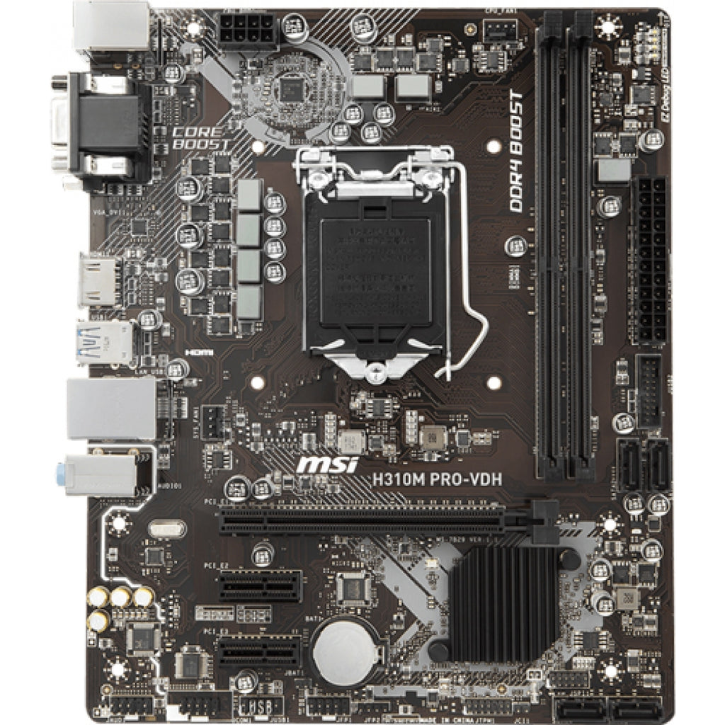 Placa Mãe Msi H310m Pro-Vdh Intel 1151 Ddr4 Chipset H310