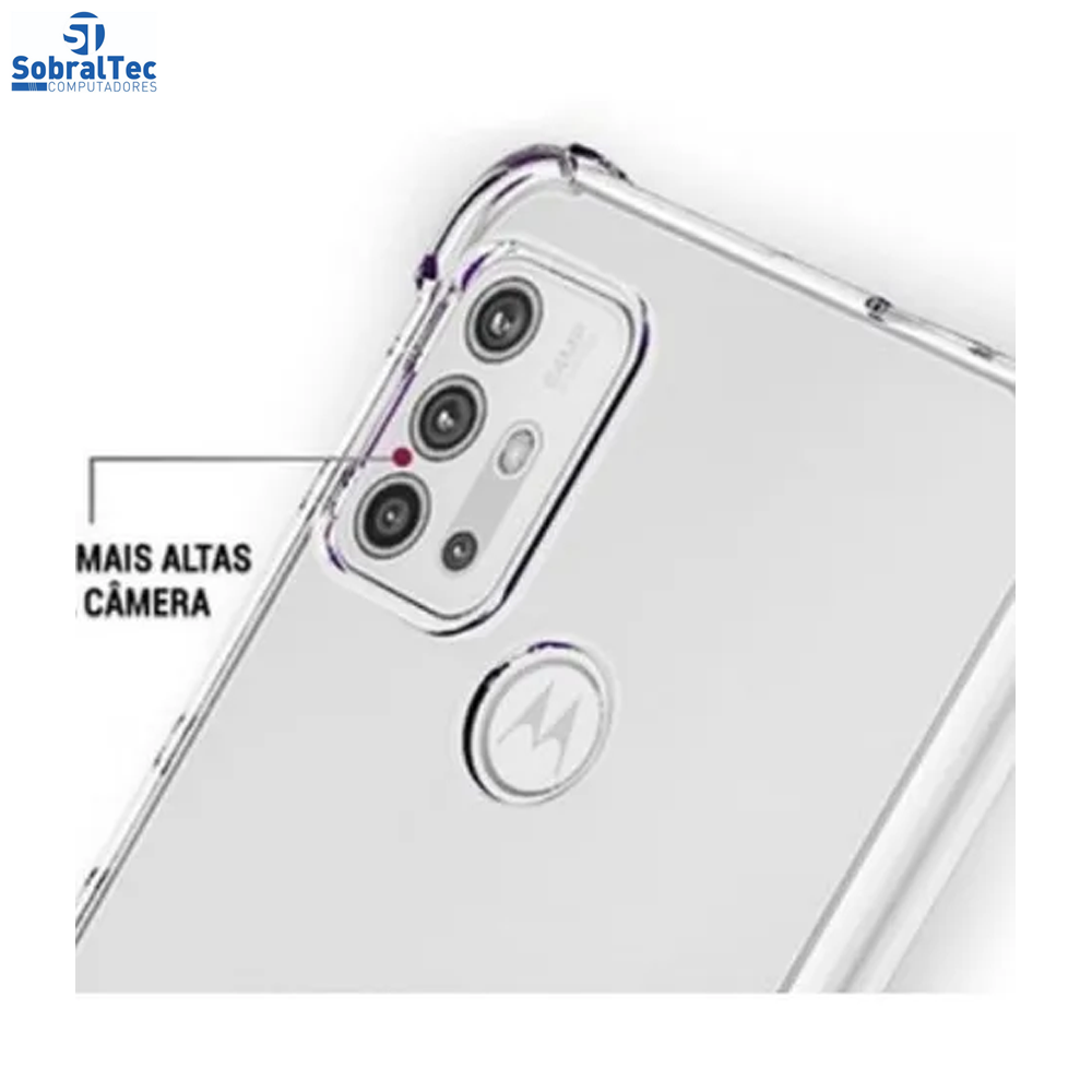 Capa De Silicone Transparente Anti Impacto Moto G10/G30