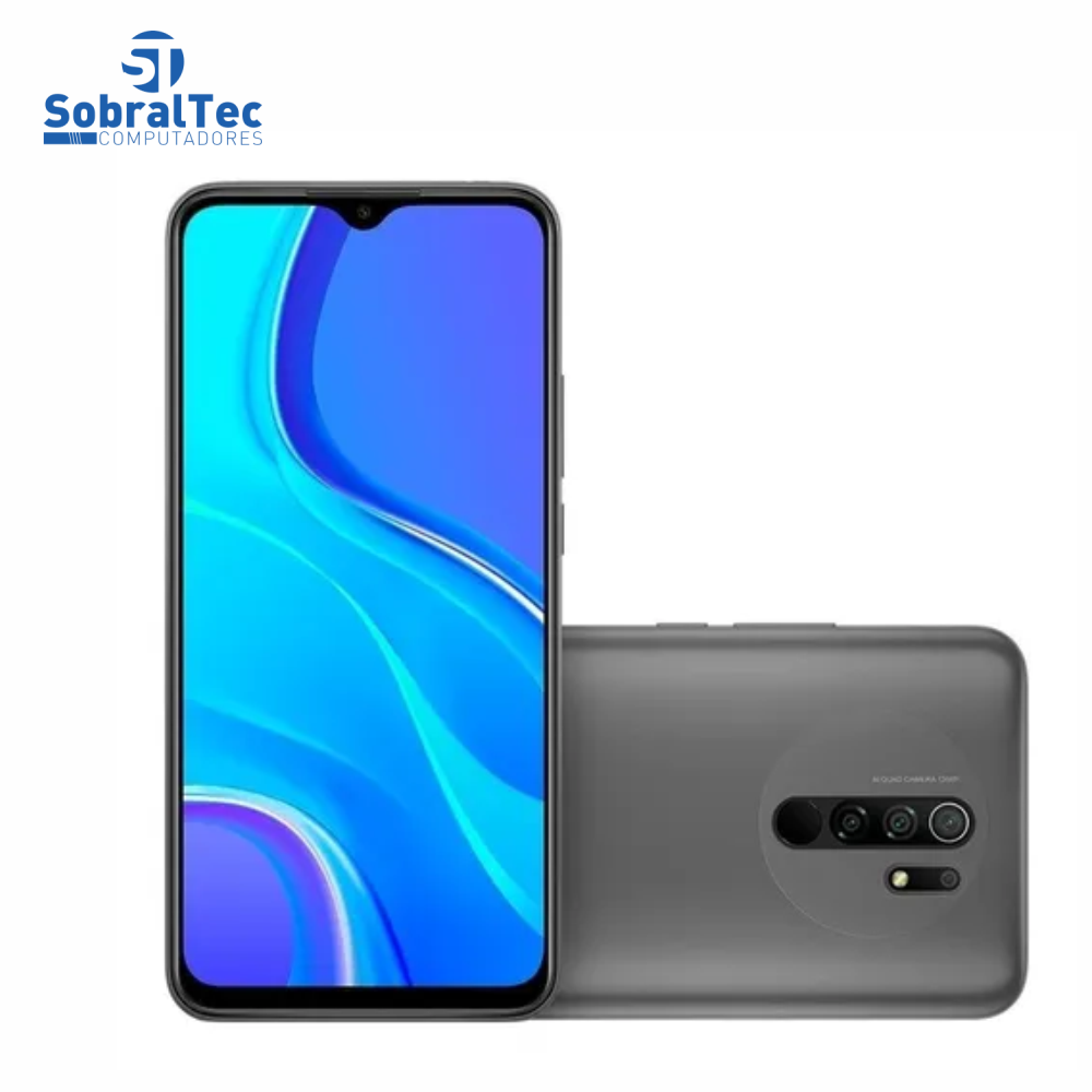 Smartphone Xiaomi Redmi 9 Dual SIM Carbon Grey 32 GB 3 GB RAM- (Versão Global)