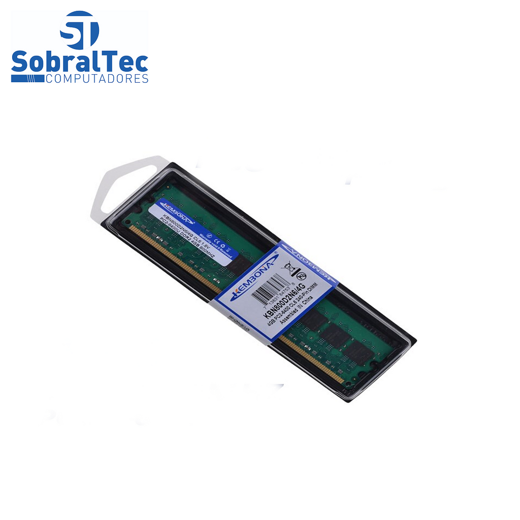 Memoria Ram Desktop Ddr2 4Gb 800Mhz KBN800D2N6/4G Pc2-6400U