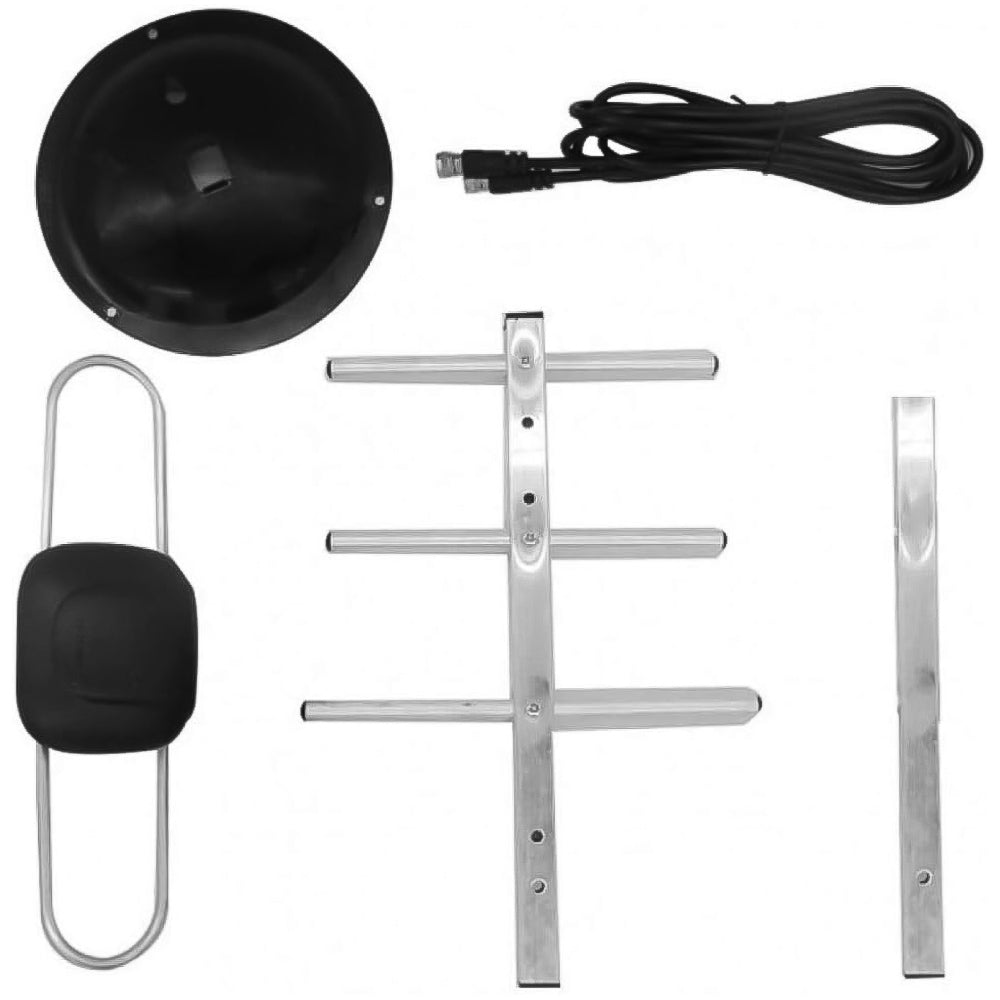 Antena Digital Xtrad  HDTV Interna E Externa -  8-10 Db Cabo 5 Metros Xt-2116