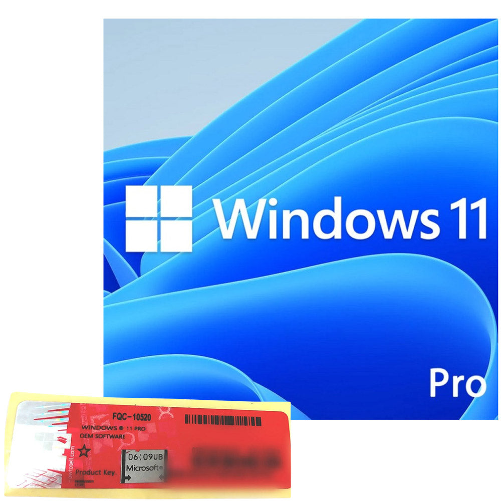 Licença Microsoft Windows 11 Pro 32/64Bits Com Selo de Autenticidade OM COA FQC-10520