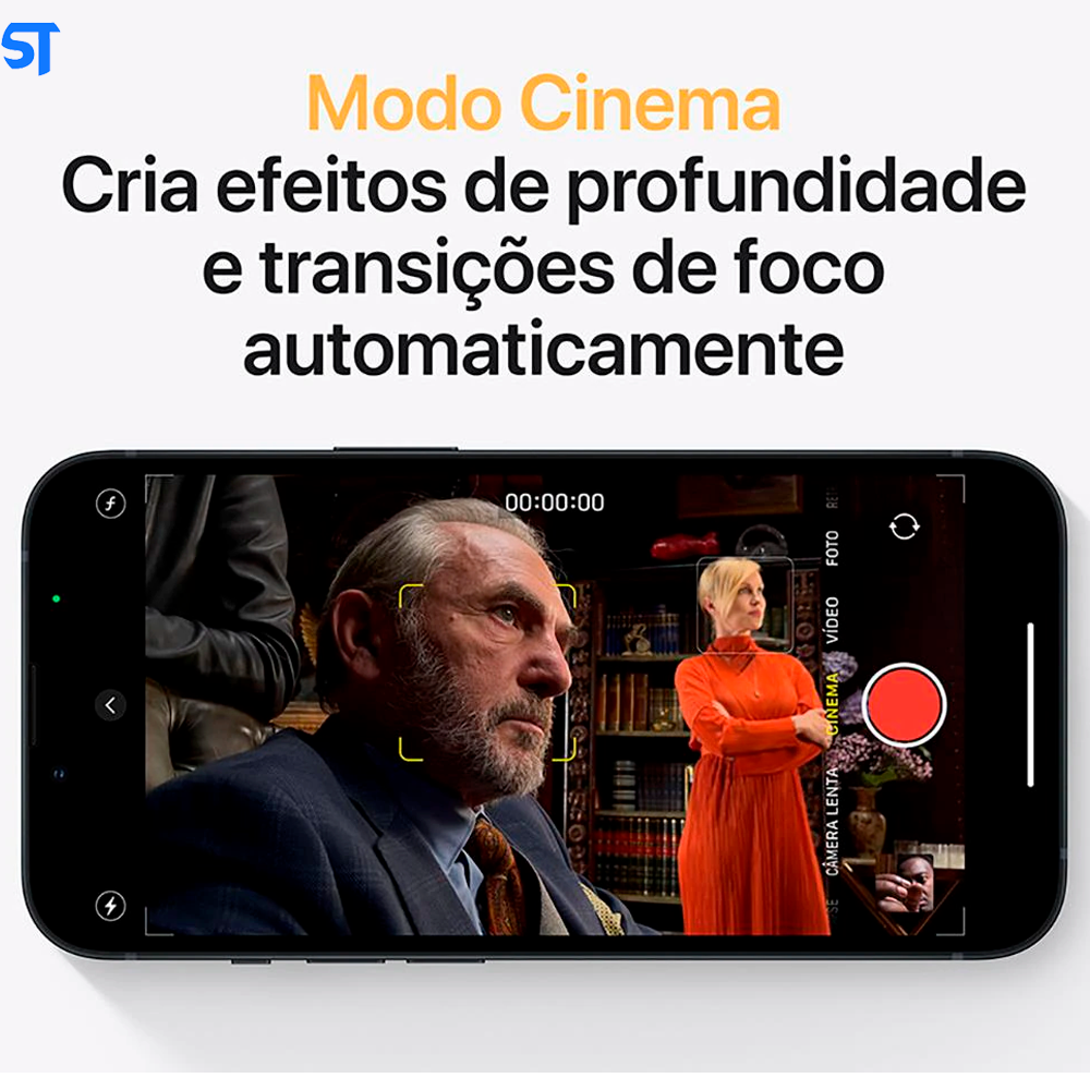 iPhone 13 Apple Meia-Noite (512GB) Tela de 6,1