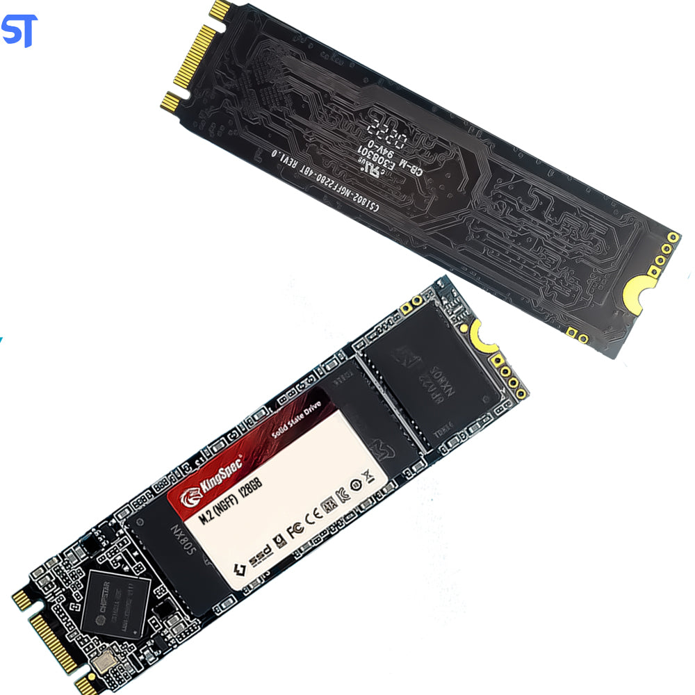 HD SSD M.2 SATA 128GB Leitura 550Mb/s Gravação 480Mb/s - KingSpec