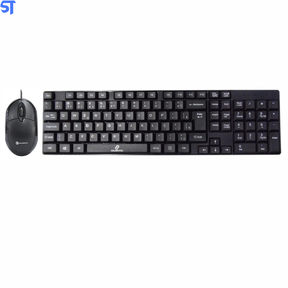 Kit Teclado e Mouse Usb Goldentec GT 9318/ GT850