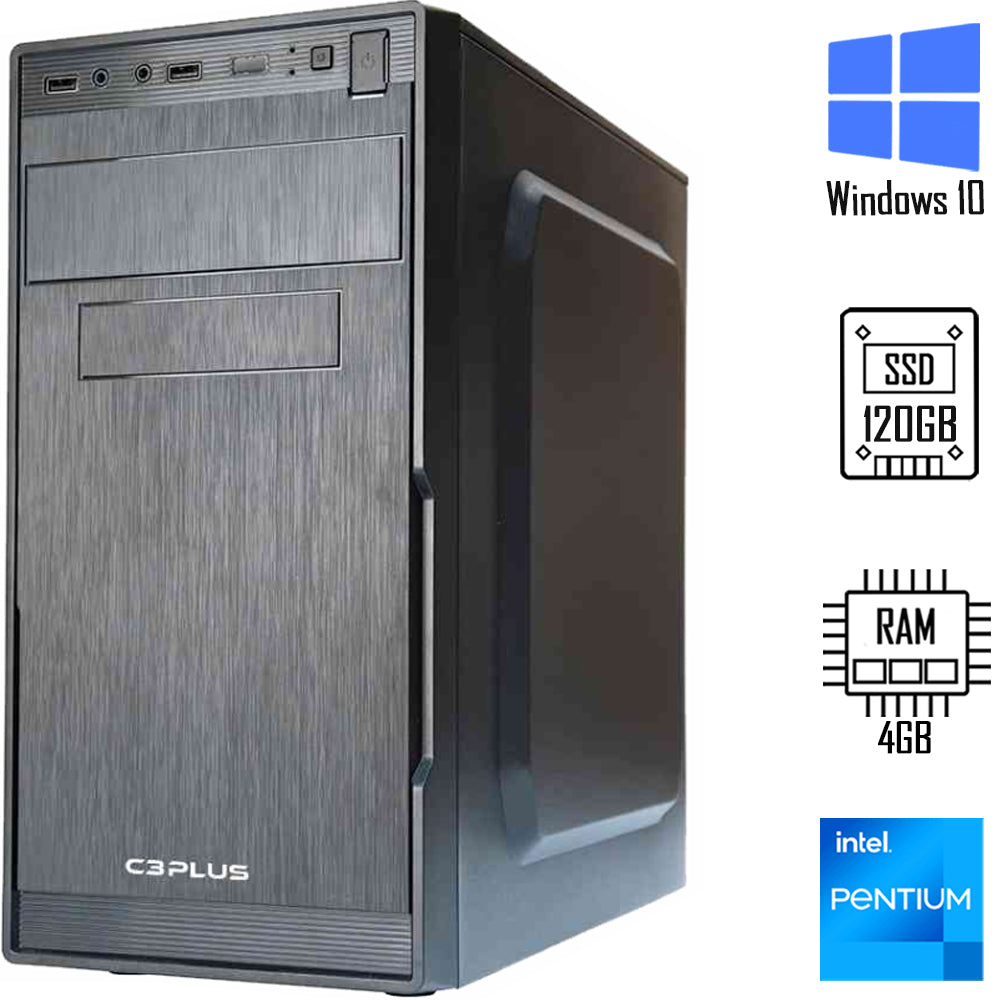 Computador Pentium G3260 Haswell- 4ª Geração - SSD 120GB- Memória Ram 4GB- Windows 10
