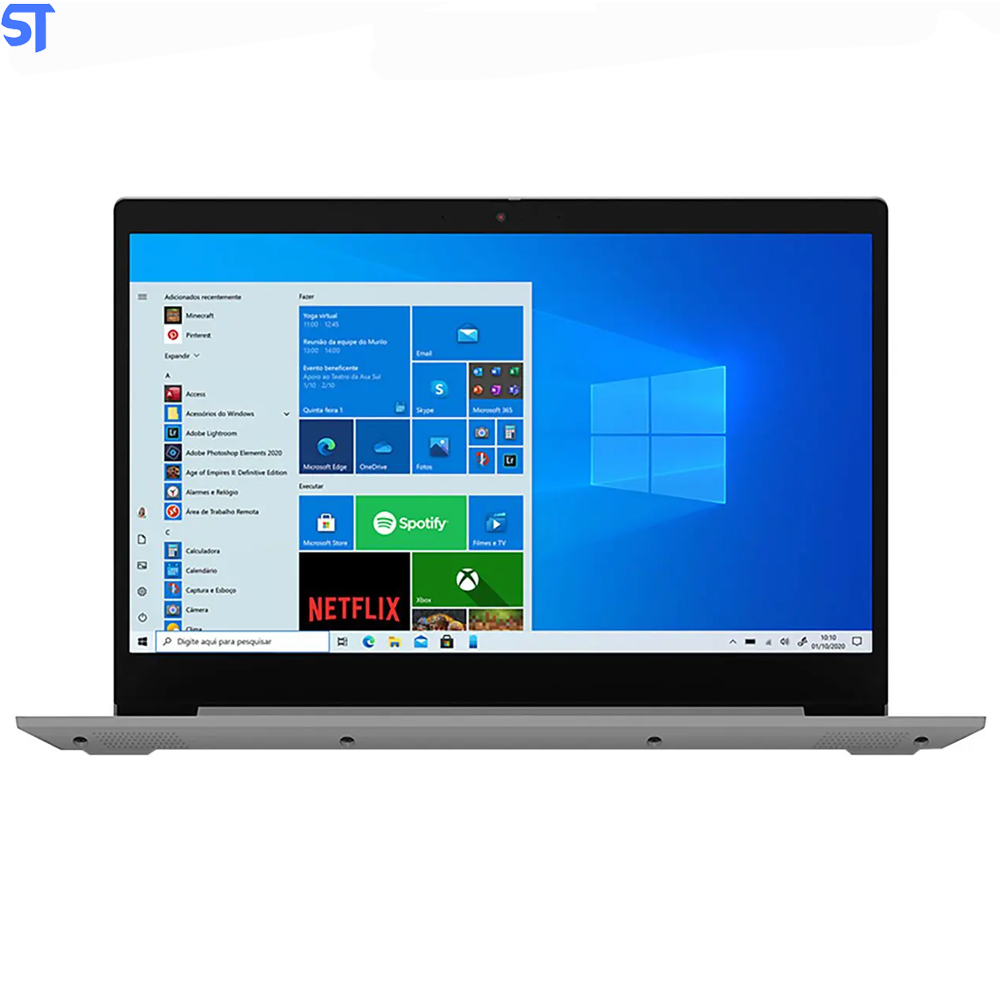 Notebook Lenovo IdeaPad 3i 15IML05 Intel Core i3 - 4GB Ram e SSD de 256GB Tela 15,6” LCD Windows 10