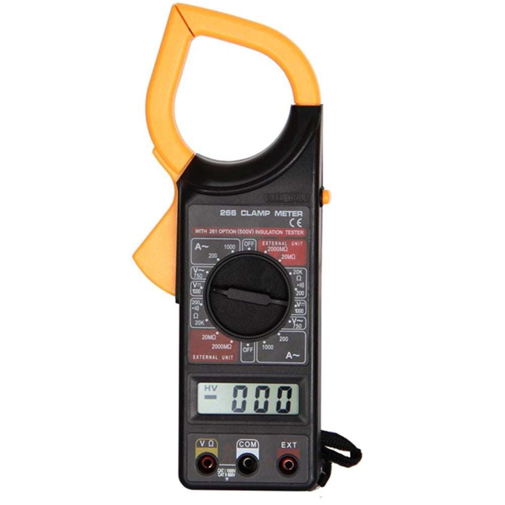 Alicate Amperímetro Multímetro Digital Multitest Tensão Temperatura Xt-2055
