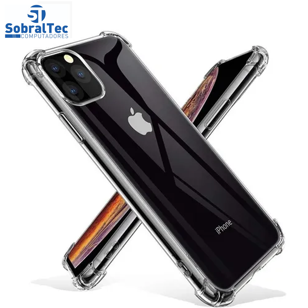Case De Silicone Anti Impacto Transparente Para iPhone 11