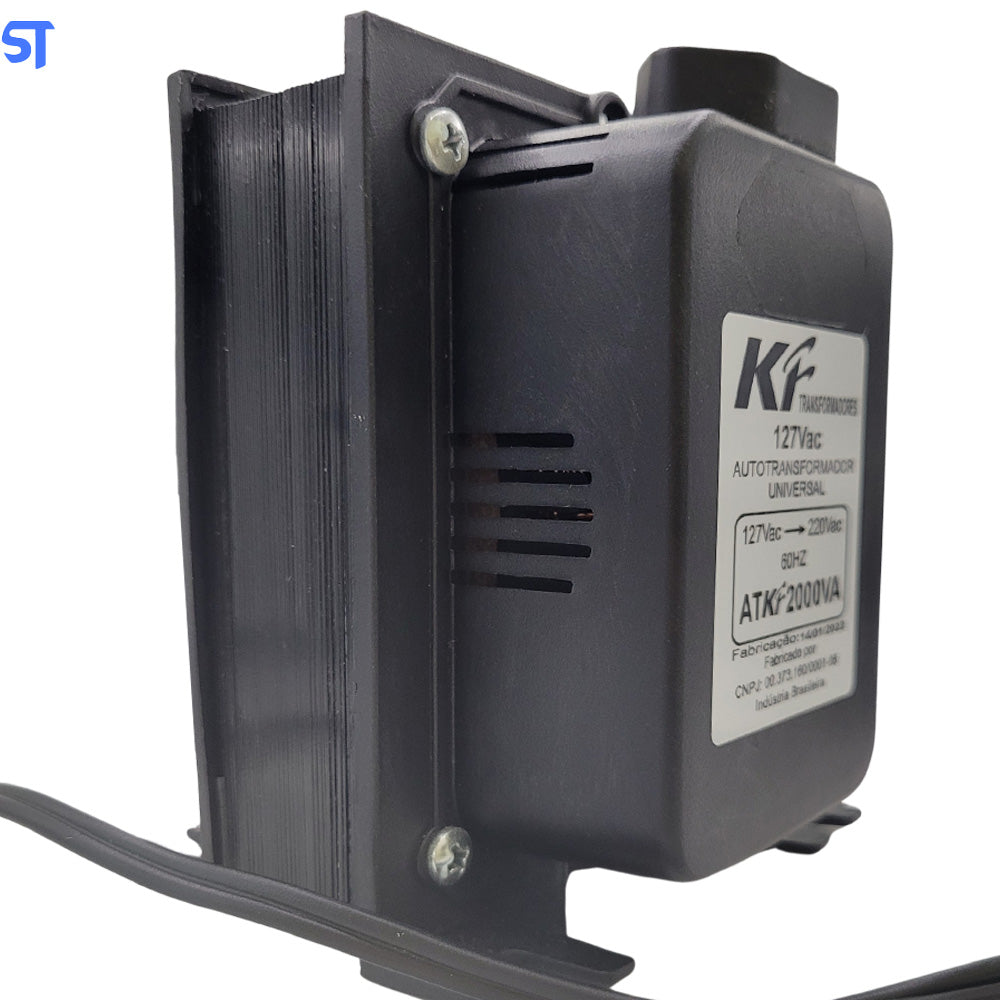 Auto Transformador Universal 2000VA Bivolt - 127v / 220v - Mika Transformadores (Semi - Novo)