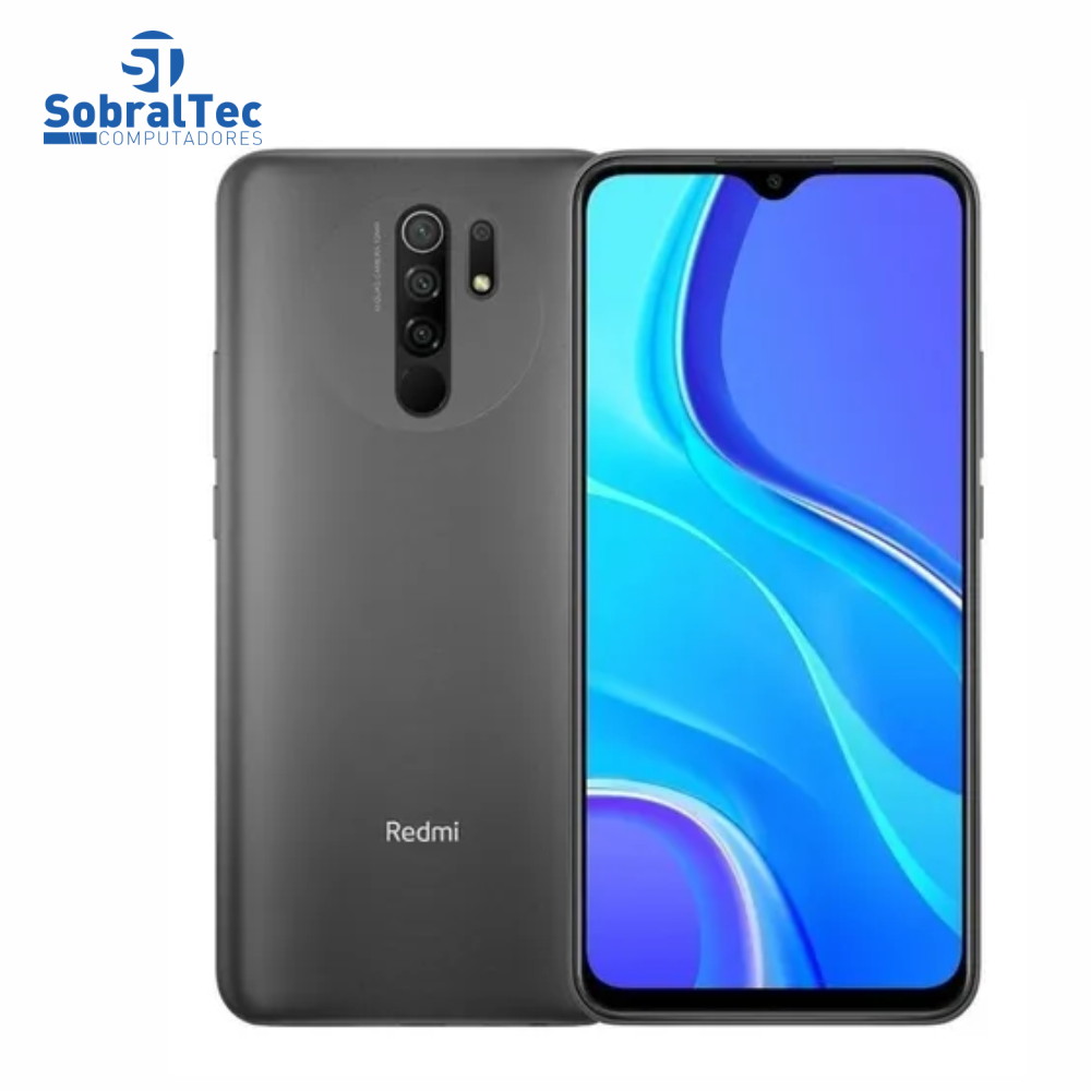 Smartphone Xiaomi Redmi 9 Dual SIM Carbon Grey 32 GB 3 GB RAM- (Versão Global)