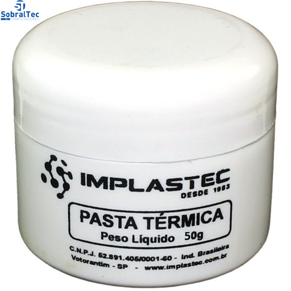 Pasta Térmica Implastec Para Processador 50G IMPLASTEC