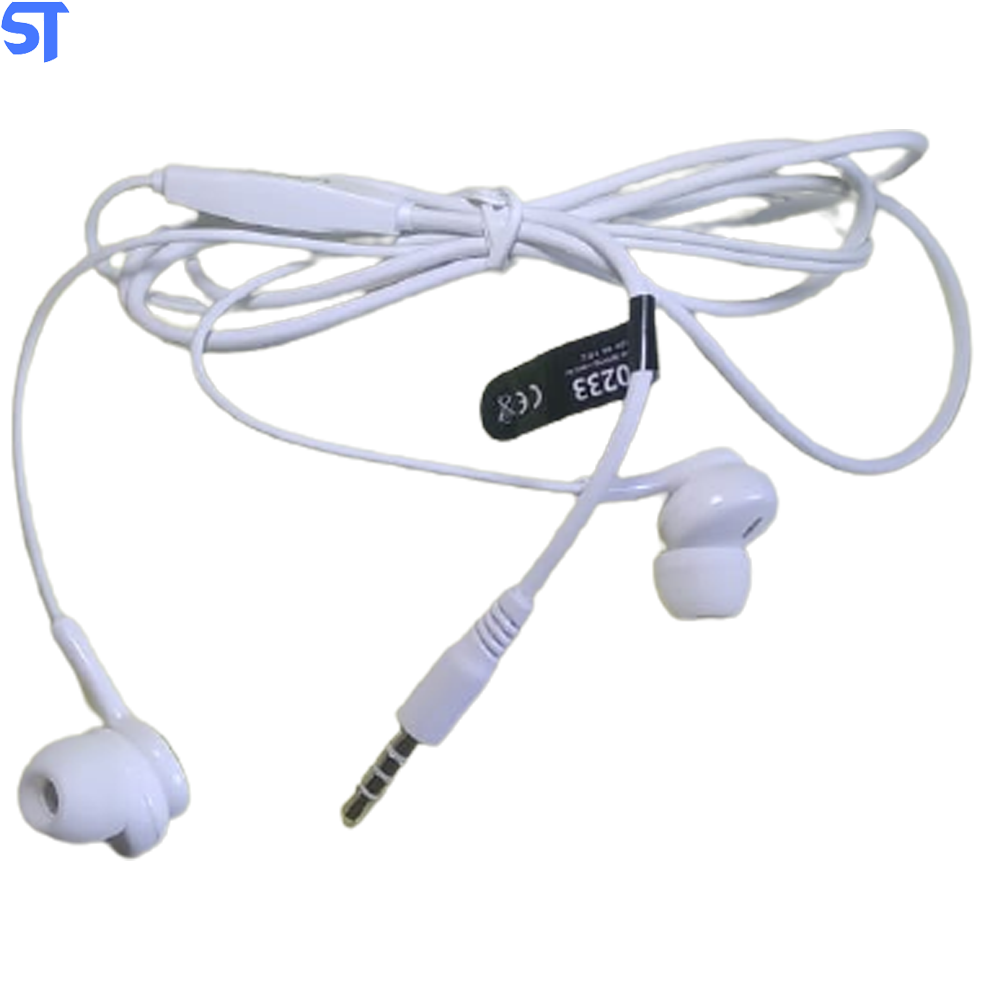 Fone De Ouvido Stereo Lelong Branco Com Borrachinhas Extras - LE-0233