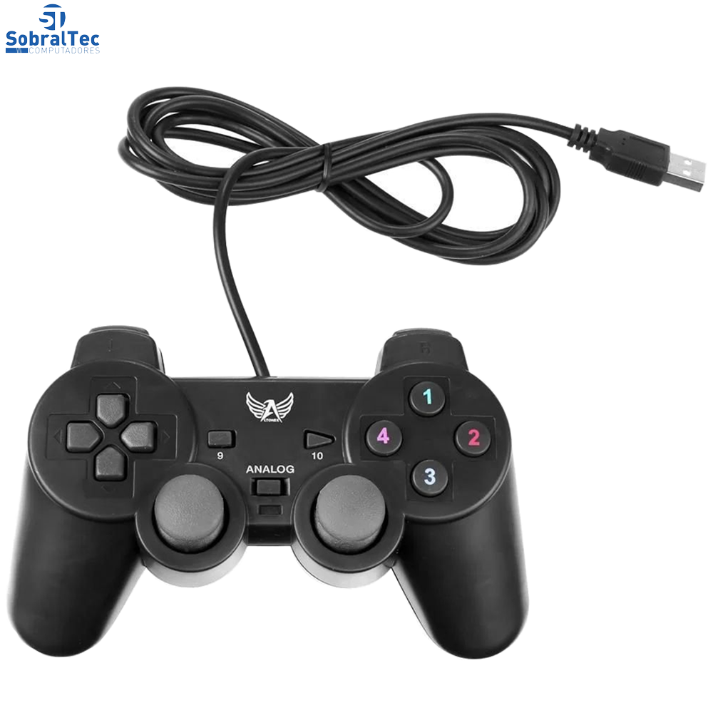 Controle Joystick USB Altomex  Alto-2uy Modelo De PS2