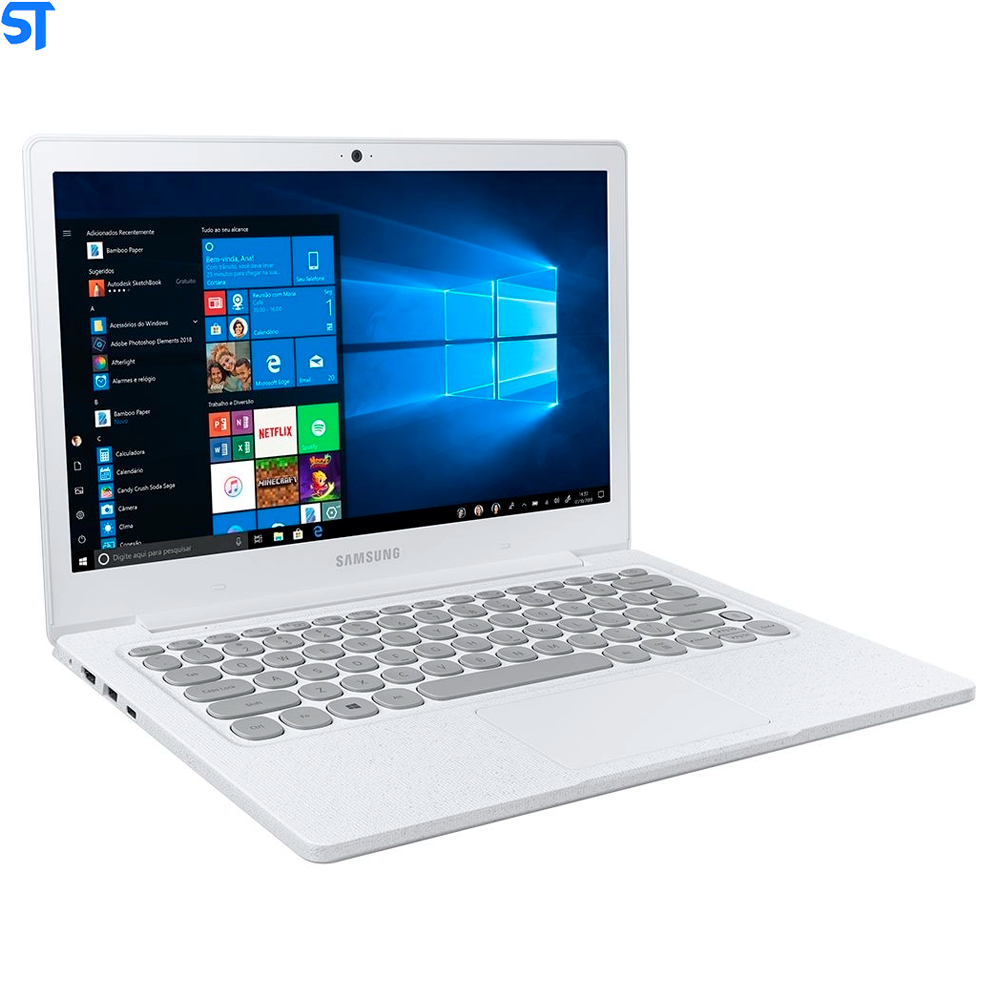 Notebook Samsung Flash F30 NP530AD2 Intel Celeron 4GB 128GB SSD Tela Full HD LED 13.3