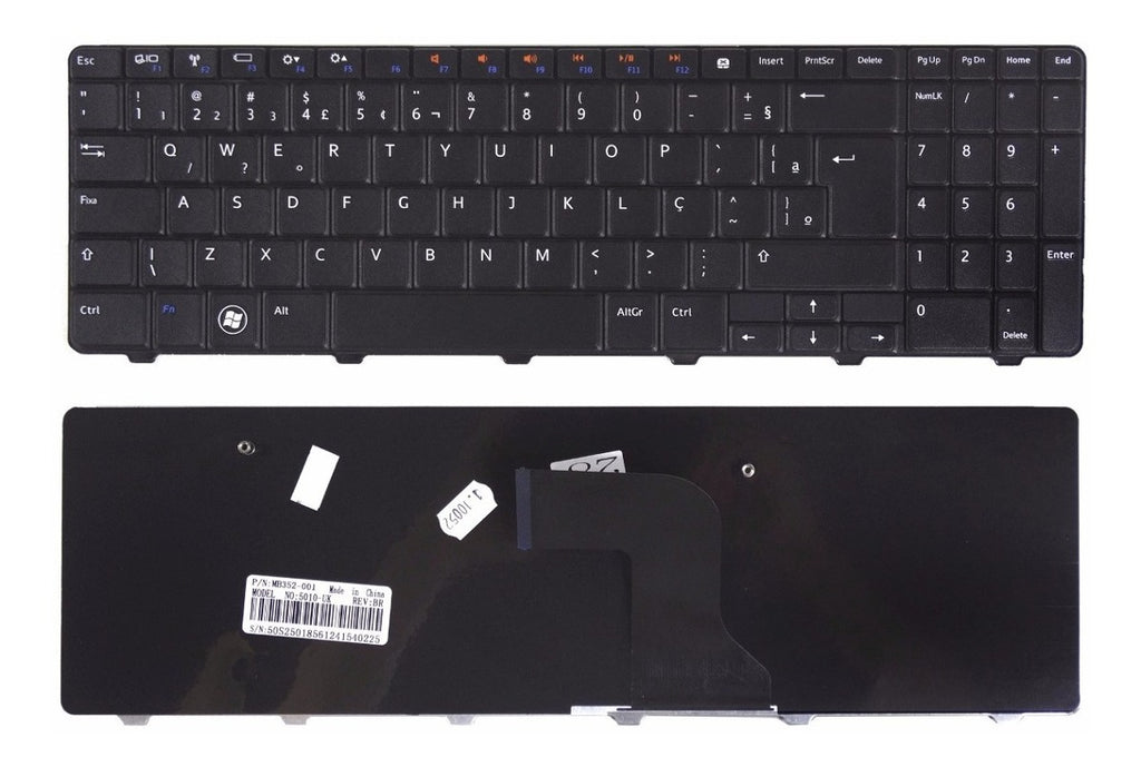 Teclado Notebook Dell  Inspirion 15R P-n: Mb352-001 N5010