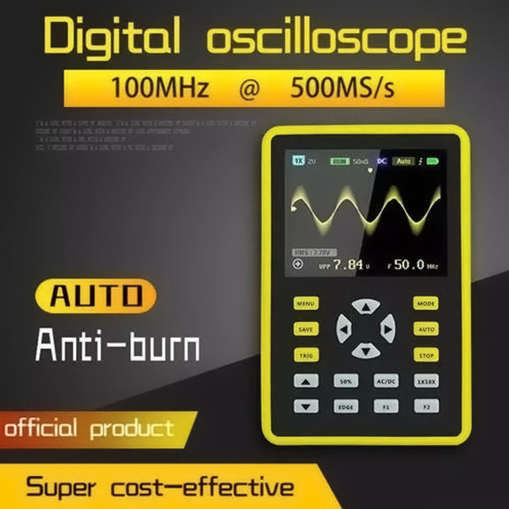 Osciloscópio Digital Portátil Fnirsi 5012h 100 Mhz Original