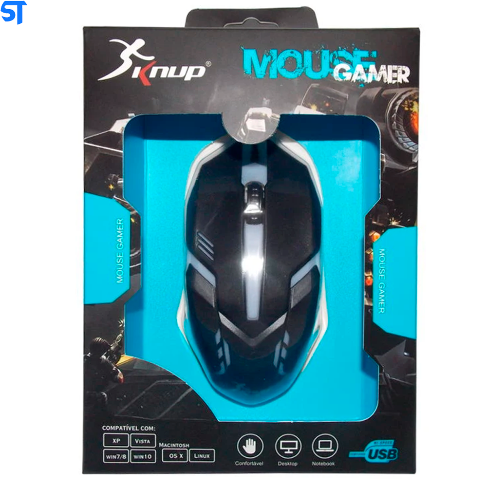 Mouse Gamer USB Knup KP-V15 (Desativado)