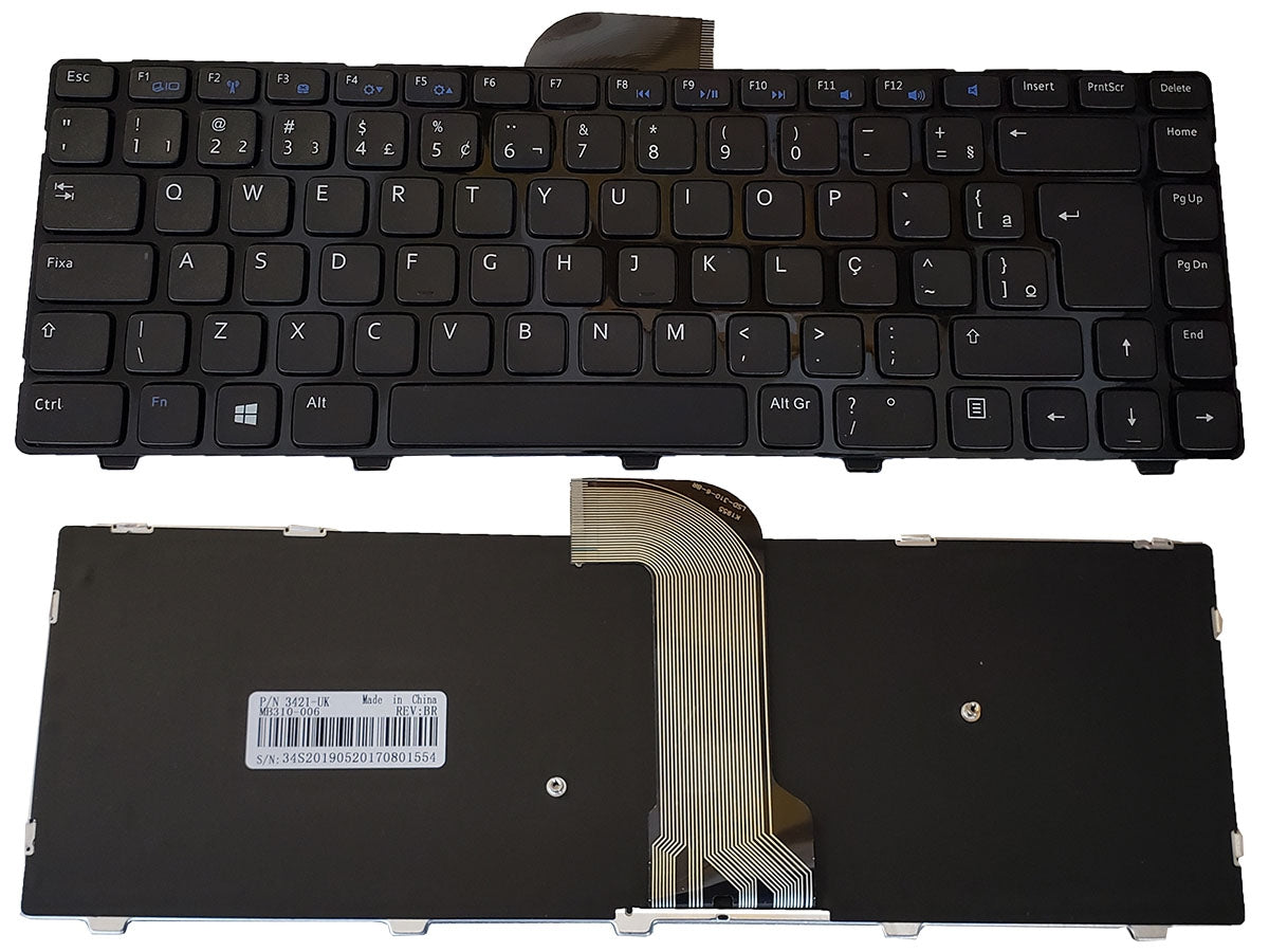 Teclado Para Notebook Dell Inspiron 3421 P37g PN 9z.n8vsw.01b- Model nsk.l90sw