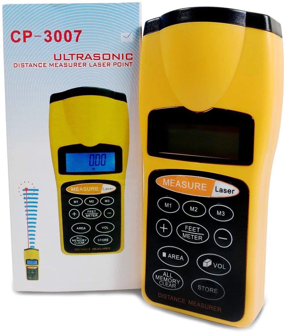 Trena Digital a Laser Cp-3007 Mede Distancias Até 18 Metros XT-3007