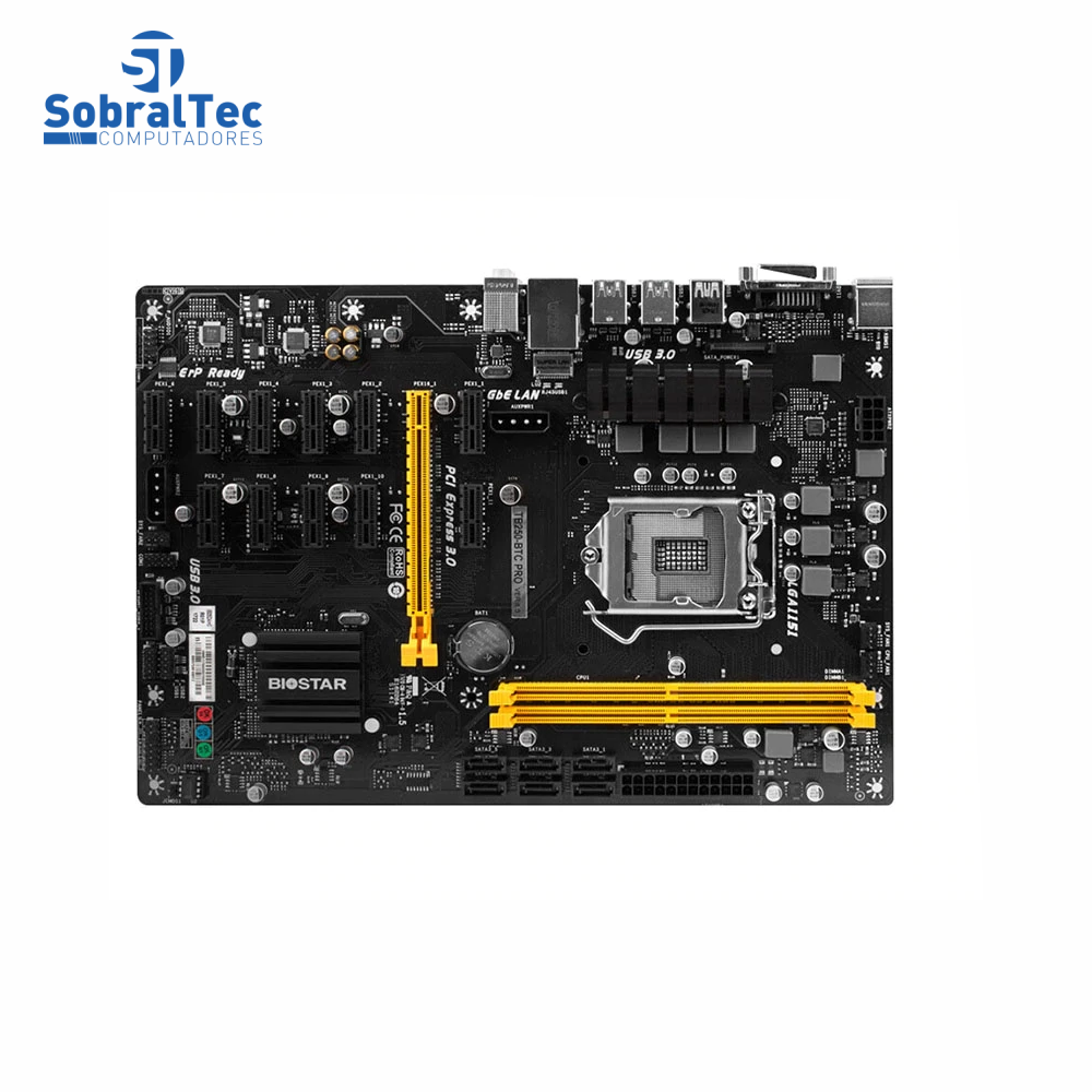 Placa Mãe 1151 B250 BIOSTAR TB250 BTC+ 2XDDR4 2400