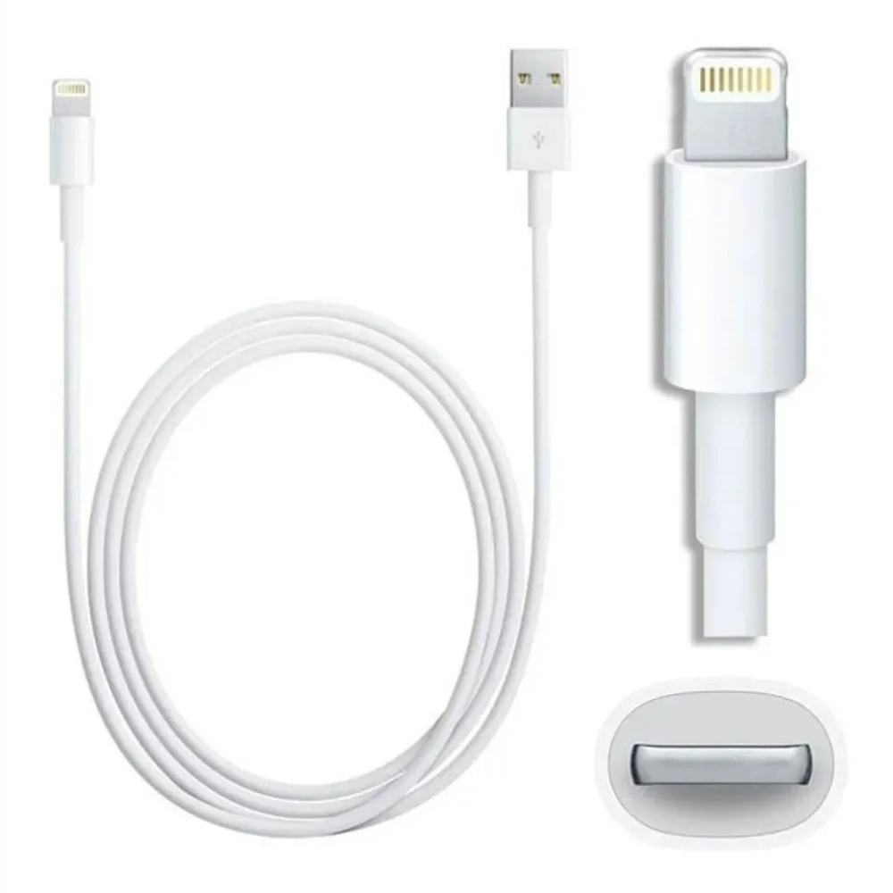 Carregador USB Iphone 5V 2.1A Com Cabo Lightning Separado Box Branco Inova CAR-G5163
