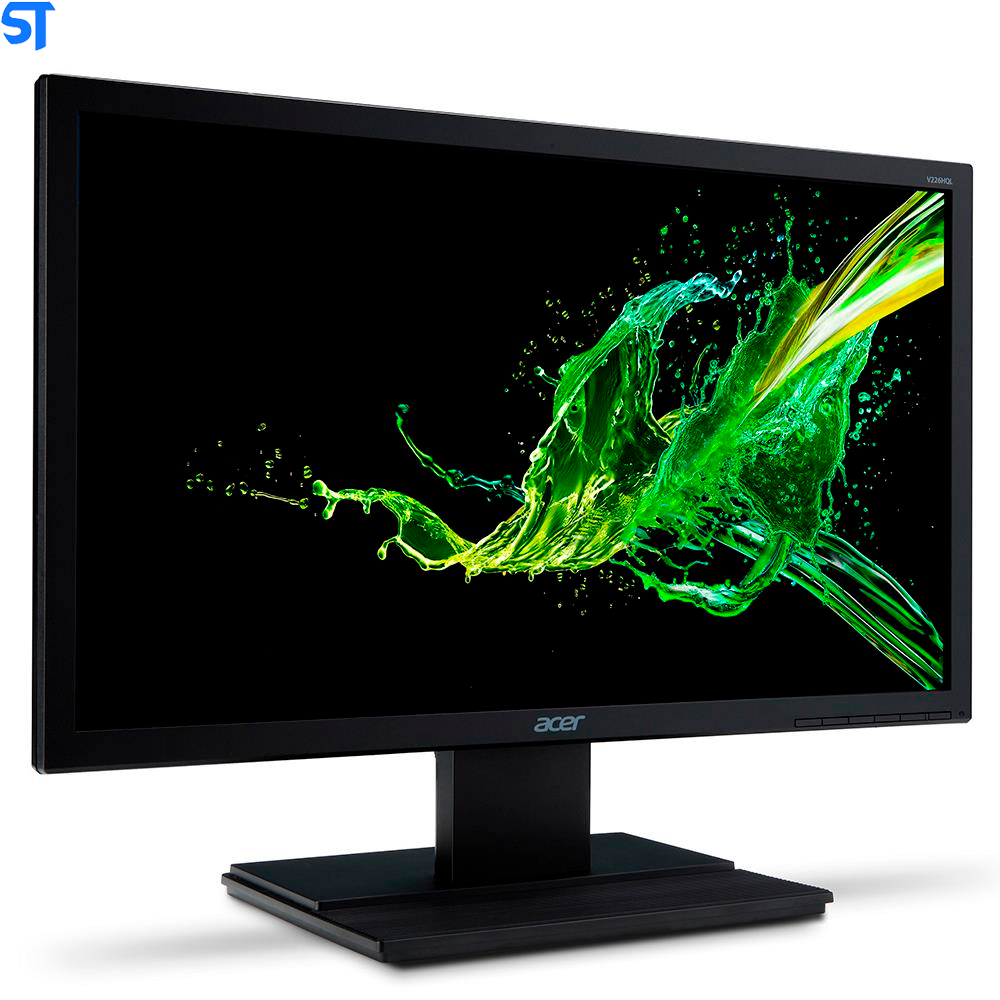 Monitor Gamer LED 21.5" Acer Full HD V226HQL com Acer ComfyView, Entradas HDMI, VGA e DVI