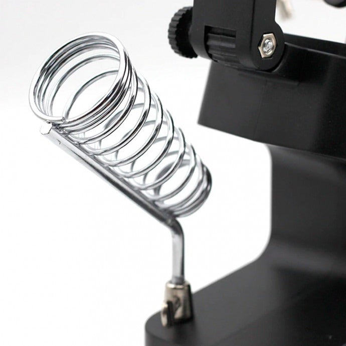 Lupa Terceira Mão Com Suporte e Iluminação de LED para Aplicação de Solda KLTE-803