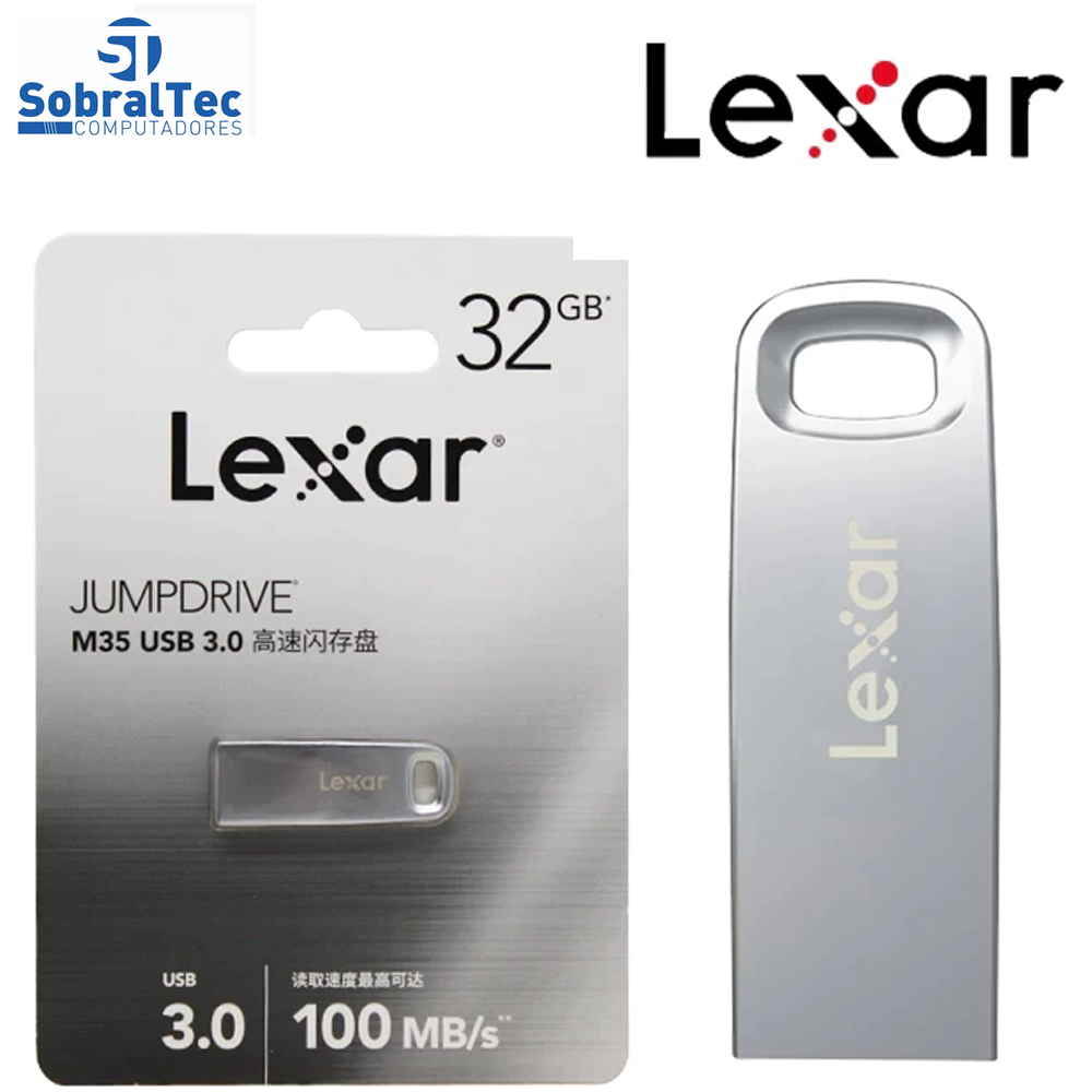 Pendrive usb3.0 Lexar 32Gb M35 100 MB/s