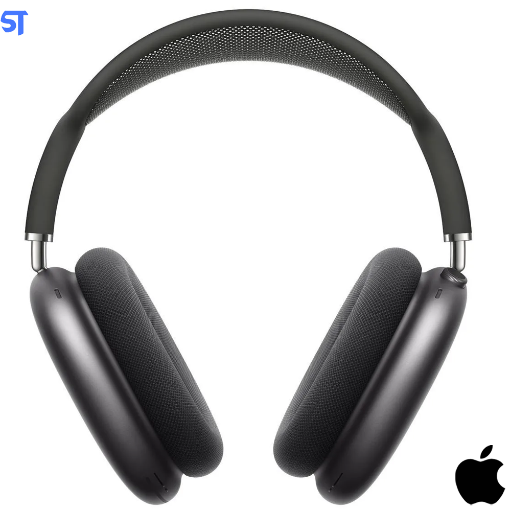 AirPods Max Apple Over the Ear Cinza Espacial Com Headband Preto (Bluetooth)