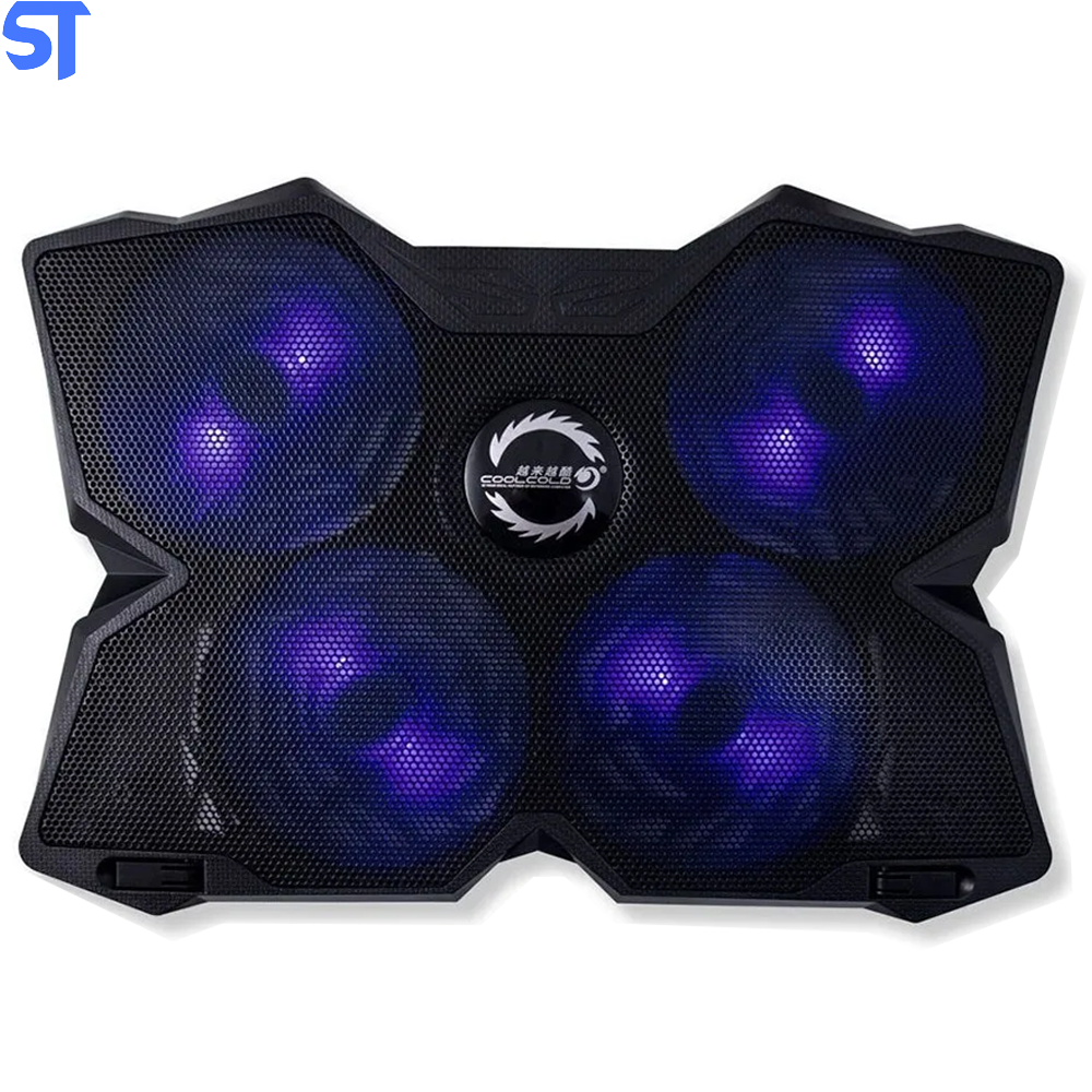 Base Refrigeradora Com 4 Coolers Para Notebook CoolCold ICE Magic 2