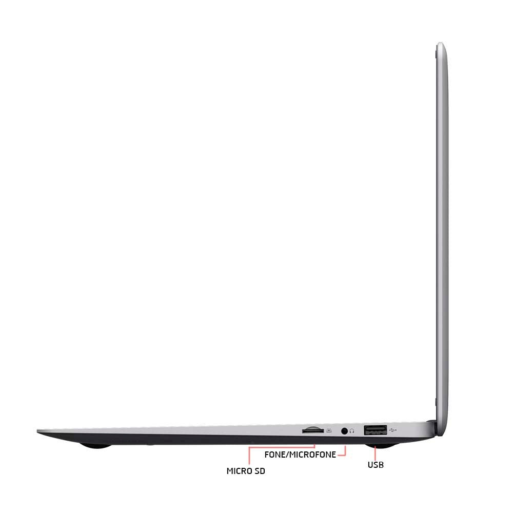 Notebook Positivo Quad Core 2GB 32GB SSD Tela 14” Windows 10 Motion Q232A- Kit-Tel