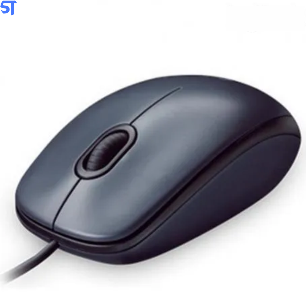 Mouse Logitech Óptico Usb Preto M90