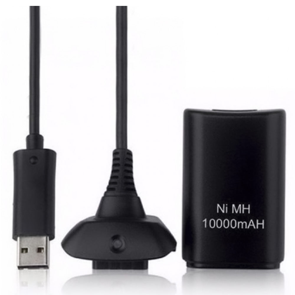 Kit Bateria 10000mAH Com Carregador de Controle XBox 360 Inova - CAR-G5106