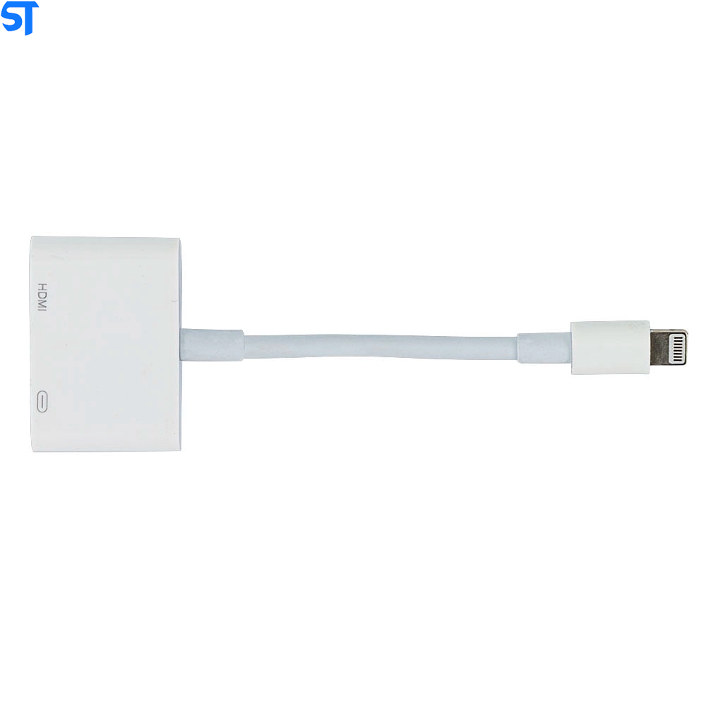 Adaptador Lightning Para HDMI AV Digital Tipo C Audio e Video- Branco