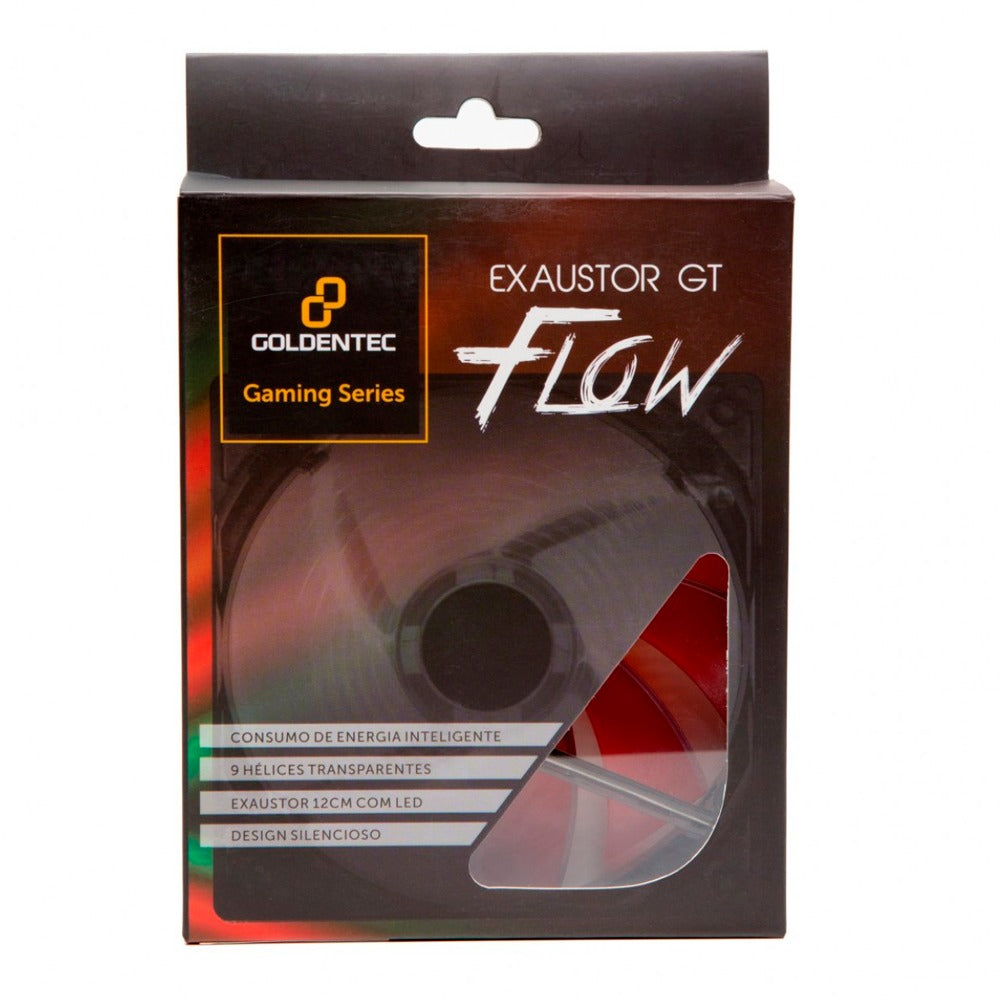 Exaustor Gamer GT 12cm Led Vermelho Flow