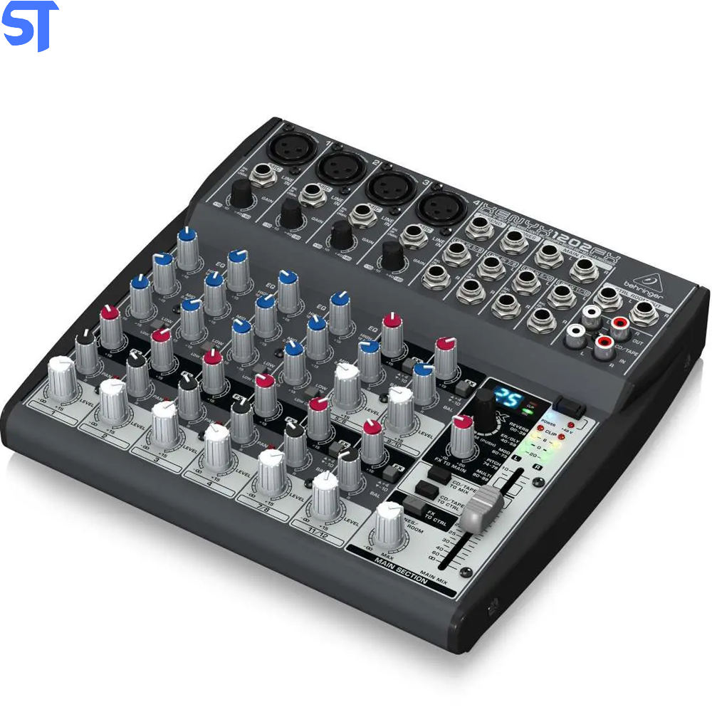 Mesa de Som Behringer Xenyx 1202FX 12 Canais com Efeitos