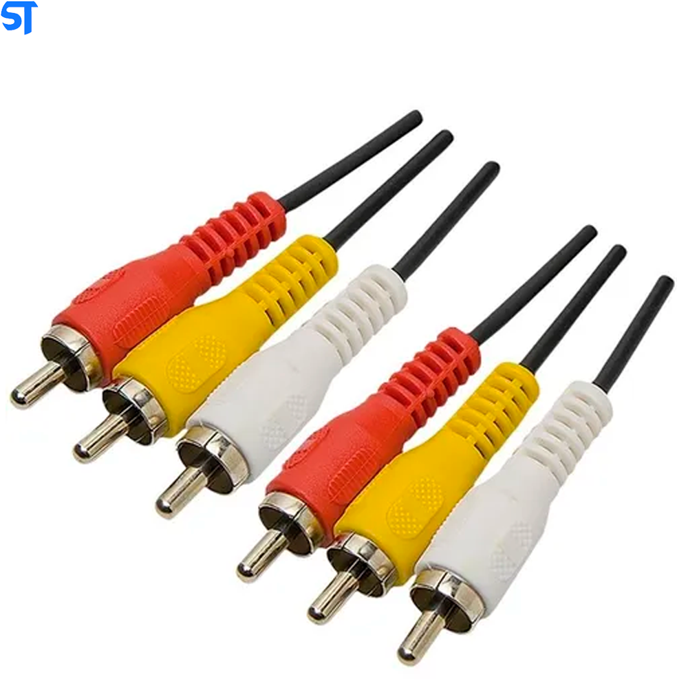 Cabo RCA x RCA Para DVD Comprimento de 1.5M Yeyi- YT-DVD