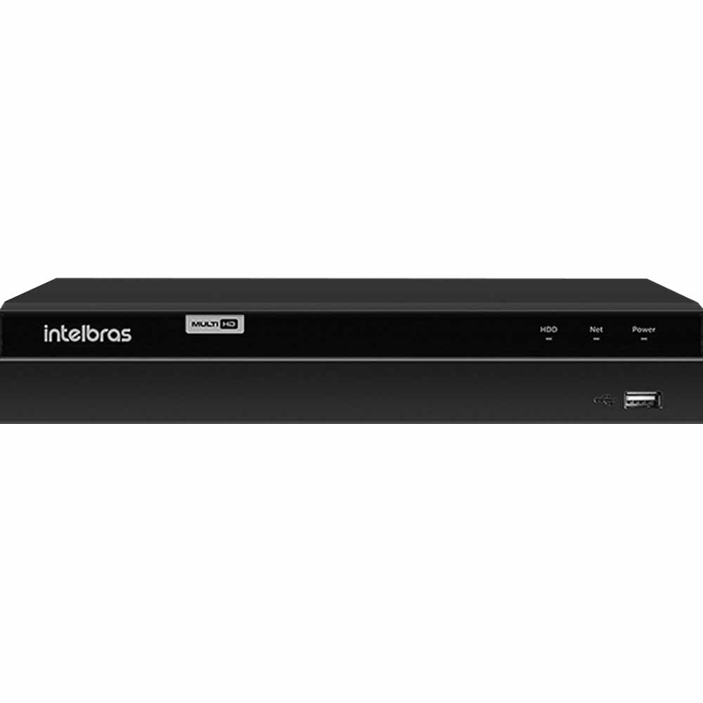 DVR Intelbras MHDX 1216 Gravador Digital 16 Canais Multi HD